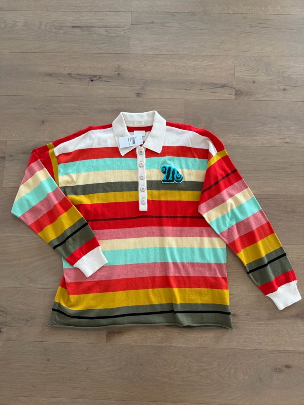MOTHER “The Penalty Kick” Top. NWT! Size medium
